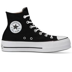 CONVERSE WOMENS CT LIFT CANVAS HI BLACK/WHITE/WHITE