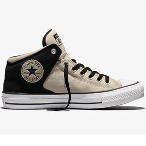 CONVERSE CT ALL STAR HIGH STREET MID NATURAL LINEN/BLACK/WHITE