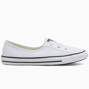 CONVERSE CT BALLET LACE SYNTHETIC LEATHER WHITE/WHITE/BLACK