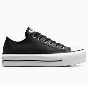 CONVERSE CT LIFT LEATHER LOW BLACK