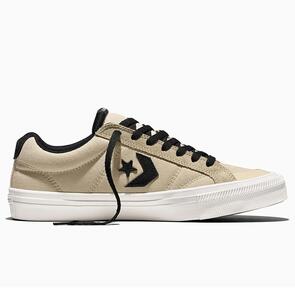 CONVERSE SPORT CASUAL LOW TOP OX NATURAL LINEN/BLACK/VINTAGE WHITE