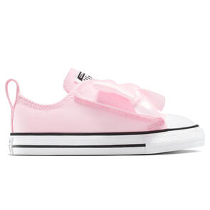 CONVERSE TODDLERS CT BOWS EASY ON LOW PINK FROSTING/WHITE/BLACK