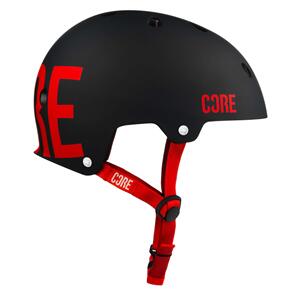 CORE STREET HELMET - BLACK/ RED