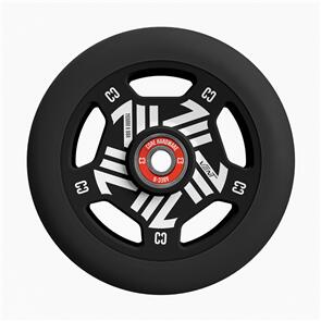 CORE VENT HOLLOW SCOOTER WHEEL 110MM - BLACK (SINGLE)