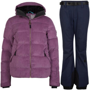ONEILL SNOW LOLITE JACKET BERRY + STAR SLIM PANTS INK COMBO