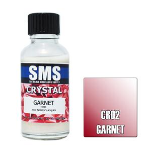 SMS AIRBRUSH PAINT 30ML CRYSTAL GARNET ACRYLIC LACQUER SCALE MODELLERS SUPPLY