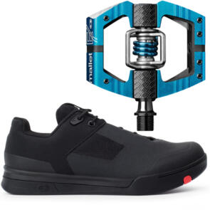 CRANKBROTHERS MALLET LACE BLACK / RED BLACK PEDAL PACKAGE BLUE