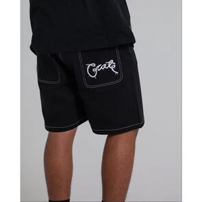 CRATE DRIP DENIM JORTS BLACK