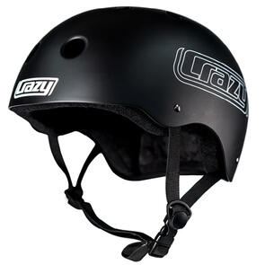 CRAZY SKATES PROTEXION BLACK SKATE HELMET BLACK