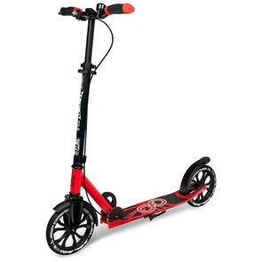 CRAZY SKATES INFINITY TOKYO RED BIG WHEEL COMMUTER SCOOTER RED