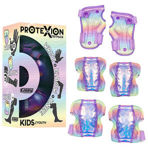 CRAZY SKATES PROTEXION RAINBOW SAFETY PADS