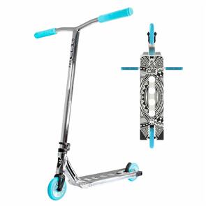 CORE CL1 MINI COMPLETE SCOOTER - CHROME/TEAL, LIMITED EDITION