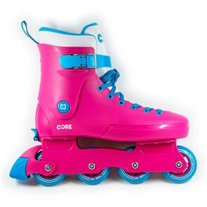 CORE KIDS RETRO ADJUSTABLE INLINE SKATE - PINK/BLUE