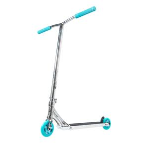 CORE SL3 MINI COMPLETE SCOOTER - CHROME/TEAL (17.5")