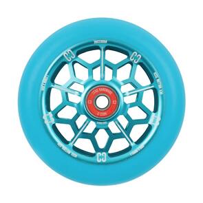 CORE HEX HOLLOW STUNT SCOOTER WHEEL 110MM - MINT/BLUE (SINGLE WHEEL)