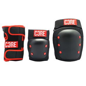 CORE PROTECTION SKATE TRIPLE PAD SET -KNEE/ELBOW/WRIST