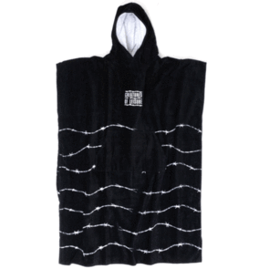 CREATURES OF LEISURE BARBWIRE PONCHO BLACK