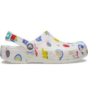 CROCS CLASSIC DOODLE PRINT CLOG KIDS