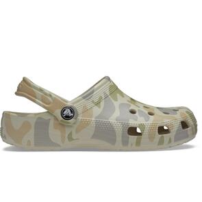 CROCS CLASSIC DUCK CAMO CLOG BONE/TAC GREEN