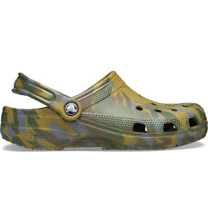 CROCS CLASSIC MARBLED CLOG ALOE/MULTI