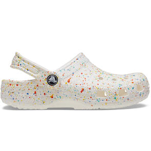 CROCS CLASSIC PAINT SPLATTER CLOG KIDS WHITE/MULTI