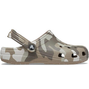 CROCS CLASSIC PRINTED CAMO CLOG MUSHROOM/MULTI