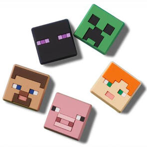 CROCS MINECRAFT 5 PACK JIBBITZ