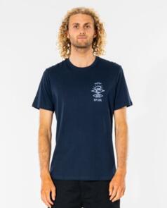 RIP CURL SEARCH ICON TEE NAVY
