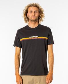 RIP CURL SURF REVIVAL TEE WASHED BLACK