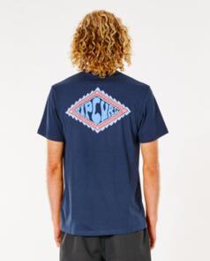 RIP CURL 2021 SWC RUBBER SOUL TEE NAVY