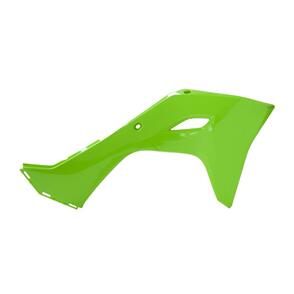 RTECH CVKXFVF0024 RADIATOR SHROUDS KAWASAKI KX450F KX450X 2024 FLURO GREEN