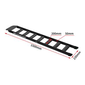 DRC D36411151 DRC HYBRID RAMP STRAIGHT 150CM BLACK