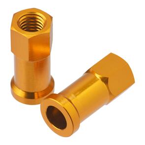 DRC D5802103 DRC RIM LOCK NUTS 2PCS GOLD