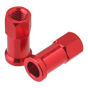 DRC D5802106 DRC RIM LOCK NUTS 2PCS RED