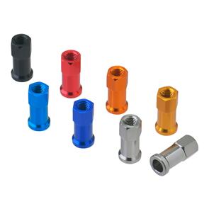 DRC D5802107 DRC RIM LOCK NUTS 2PCS ORANGE