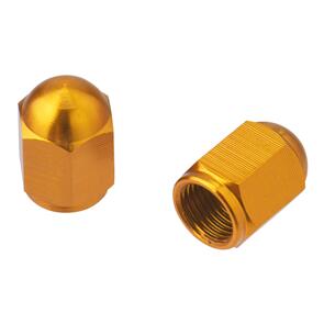 DRC D5803103 DRC ALUMINUM VALVE CAPS 2PCS GOLD