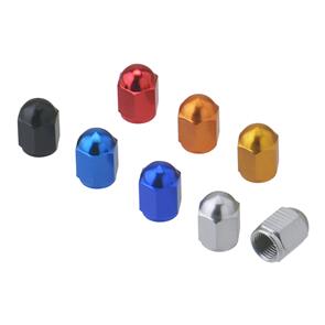 DRC D5803104 DRC ALUMINUM VALVE CAPS 2PCS BLACK