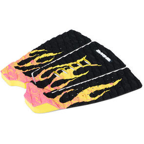 DAKINE ERIN BROOKS PRO SURF TRACTION PAD BLACK NEON FLAME