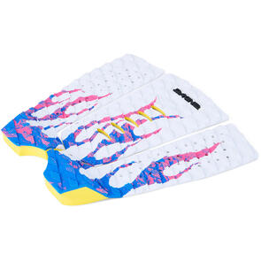 DAKINE ERIN BROOKS PRO SURF TRACTION PAD WHITE NEON FLAME