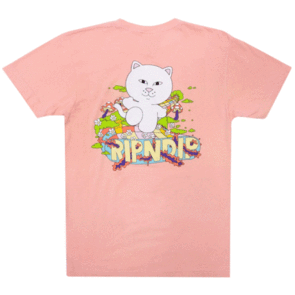 RIPNDIP DAY TRIPPER TEE DUSTY ROSE