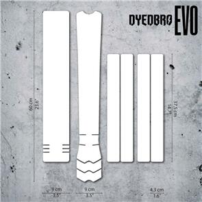 DYEDBRO MTB/EBIKE FRAME PROTECTION - EVO CLEAR  - GLOSS 