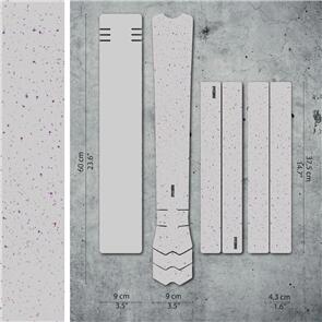 DYEDBRO MTB FRAME PROTECTION - SPECKLED PURPLE