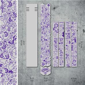 DYEDBRO MTB FRAME PROTECTION - KIKO CLJ - PURPLE
