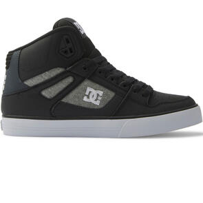 DC PURE HIGH-TOP WC BLACK WHITE ARMOR