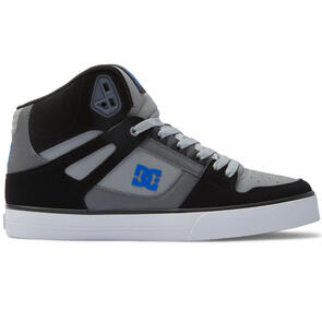 DC PURE HIGH-TOP WC BLACK/GREY/BLUE - COMBO