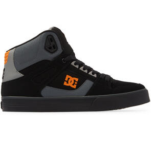 DC SHOES PURE HIGH-TOP WC BLACK/ORANGE/GREY