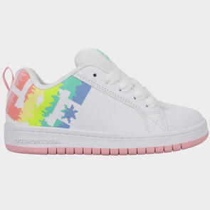 DC SHOES YOUTH COURT GRAFFIK WHITE/MULTI