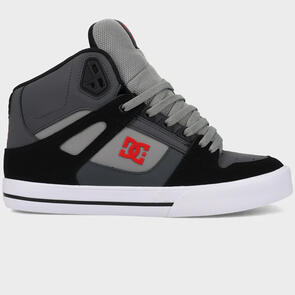 DC SHOES PURE HIGH-TOP WC BLACK/GREY/RED