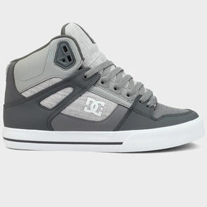 DC SHOES PURE HIGH-TOP WC GREY/GREY/WHITE