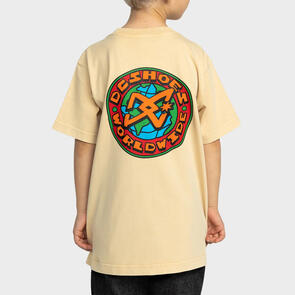 DC SHOES SPINNER SS YOUTH RATTAN ACID WASH